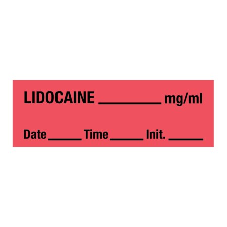 Lidocaine___mg/ml DTI 1/2 X 500 Red W/Black